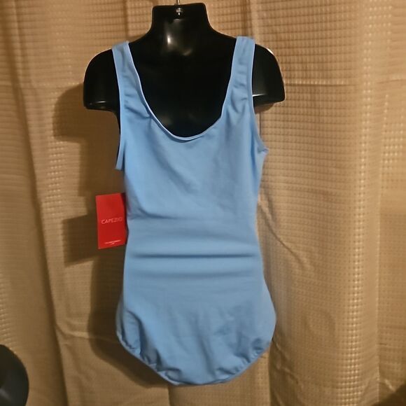 CAPEZIO TANK LEOTARD BLUE S - Picture 4 of 6